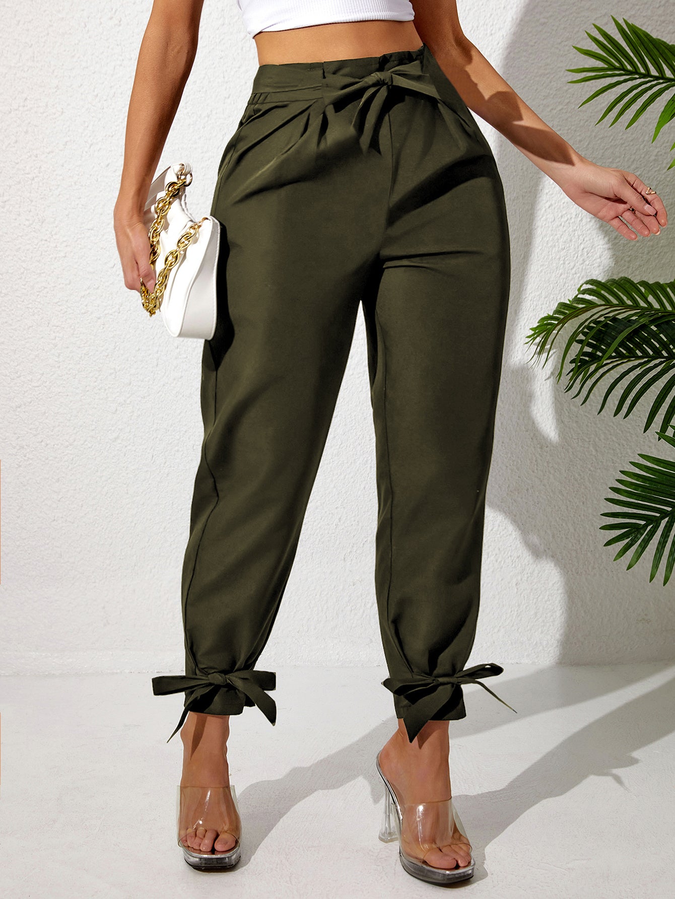 Pantalón Curvy Lazo al Tobillo