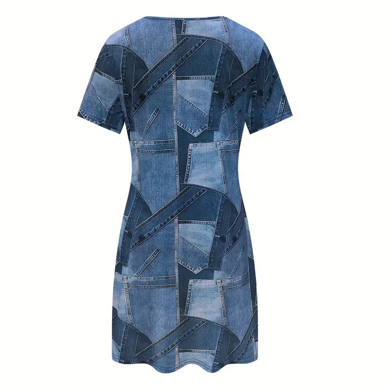 Vestido Curvy Look Denim