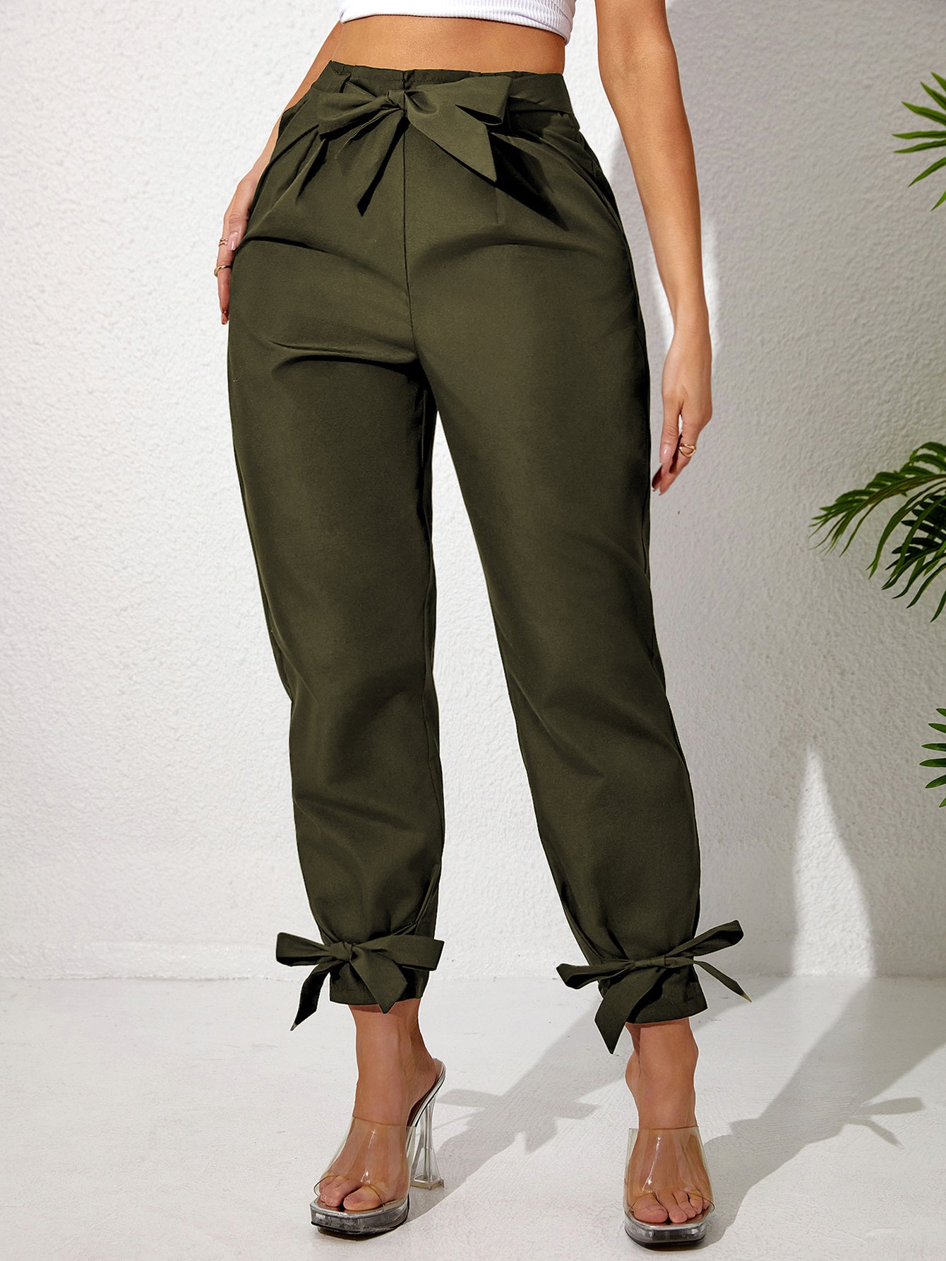 Pantalón Curvy Lazo al Tobillo