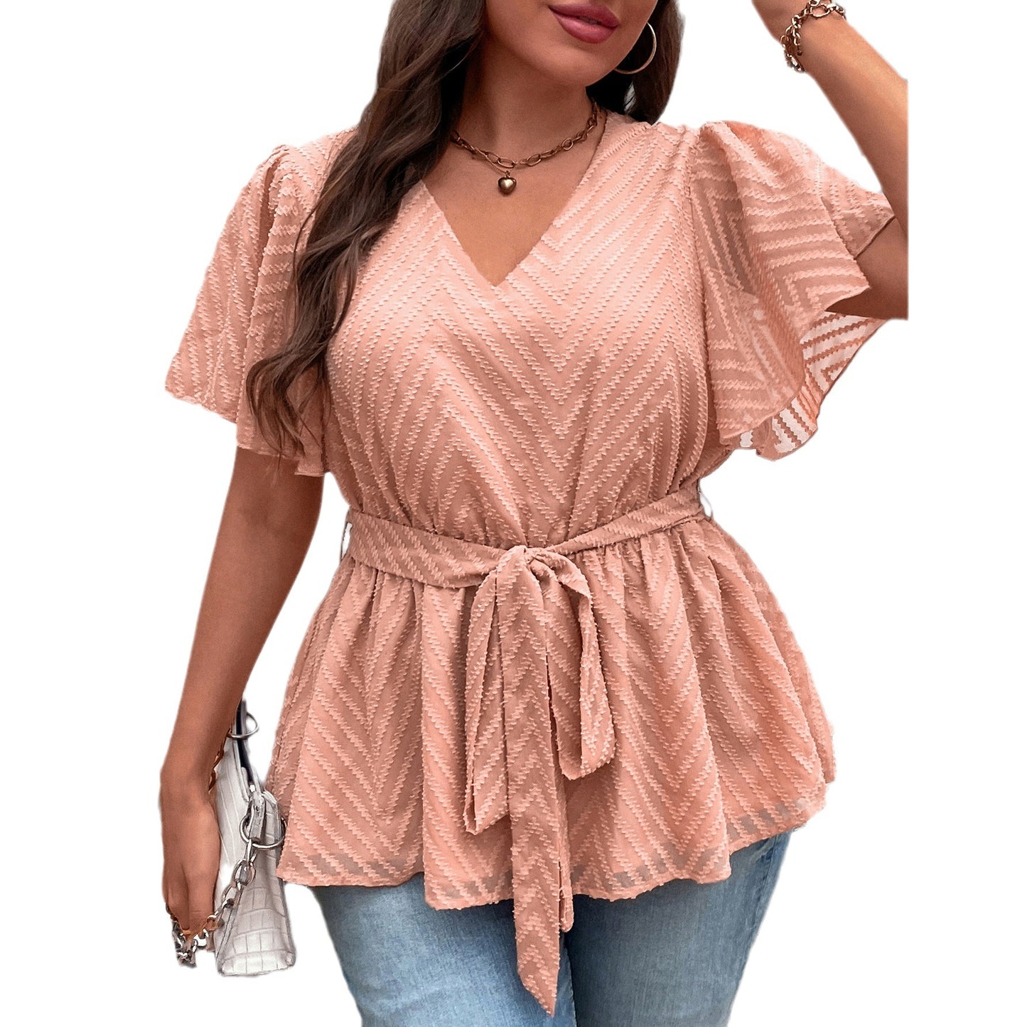 Top de Caída Fluida Plus Size