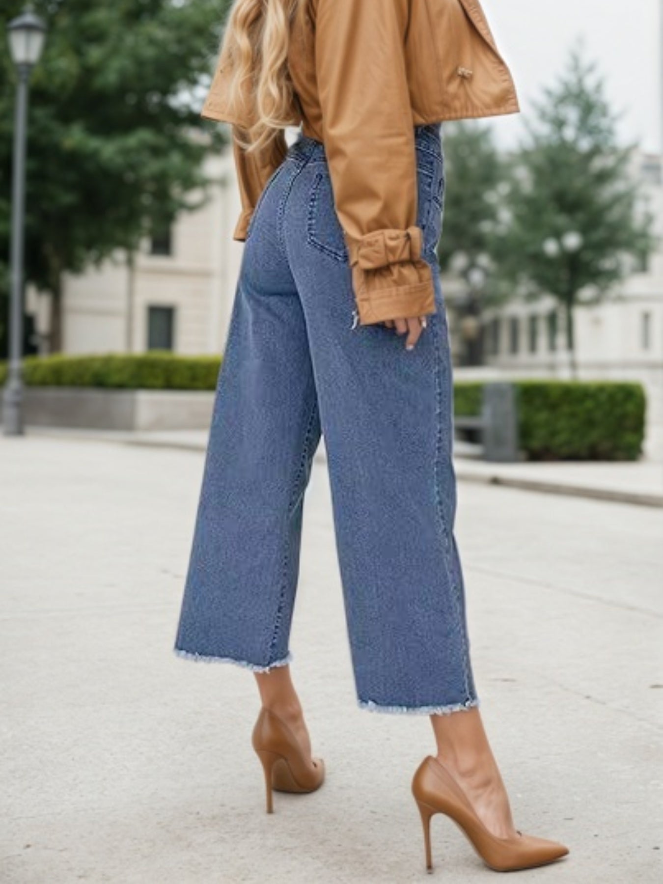 Jean Curvy Wide Leg Talla Grande