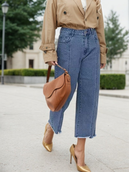 Jean Curvy Wide Leg Talla Grande