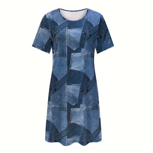 Vestido Curvy Look Denim