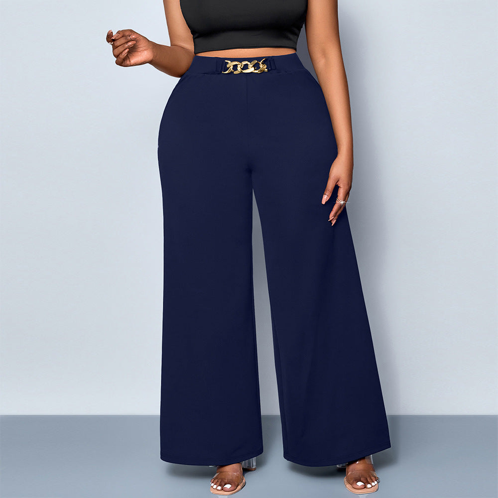 Pantalón de Vestir de Caída Recta
