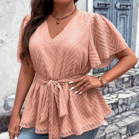 Top de Caída Fluida Plus Size