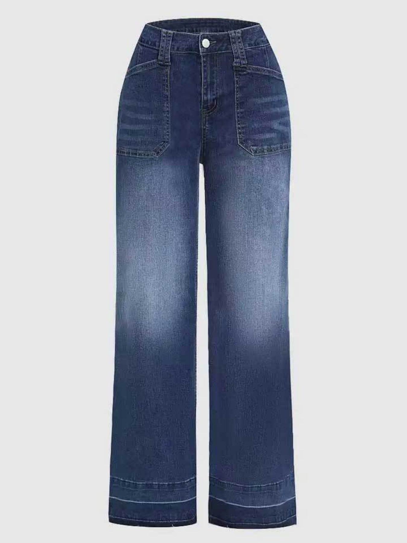 Pantalón Denim Pierna Ancha 2025
