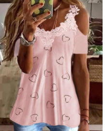 Blusa “Elle” Cuello V Plus Size Estampada y Lisa